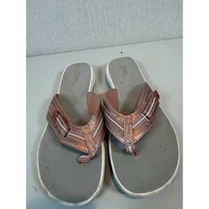 Cloudsteppers by Clarks Breeze Sea Sandal Rose Gold Size 11 -